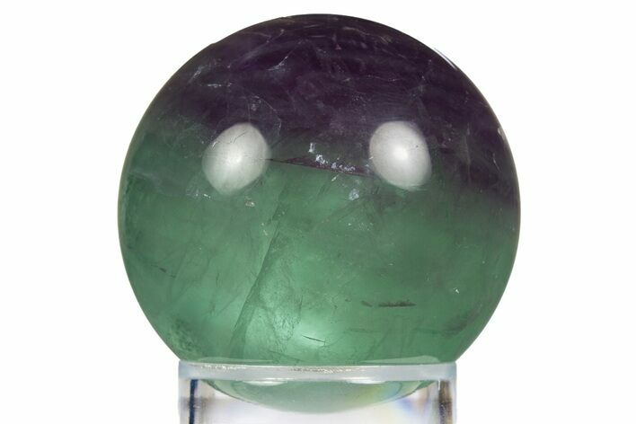 Colorful Banded Fluorite Sphere - China #319757